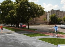 Aleja Jana Pawła w Warszawie - stan projektowany Aleja Jana Pawła w Warszawie - stan projektowany