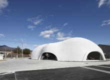 blob, japonia, pawilon, restauracja, architektura organiczna