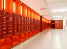 Biblioteka Uniwersytetu w Amsterdamie, design, aranżacje