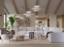 Wnętrza domu w stylu japandi - projekt Mango Investments Wnętrza domu w stylu japandi - projekt Mango Investments