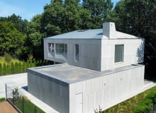 Szare dachy solarne na awangardowym osiedlu Monolit w Straszynie, k. Gdańska Szare dachy solarne na awangardowym osiedlu Monolit w Straszynie, k. Gdańska