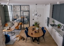 Mieszkanie na wynajem w Krakowie - projekt pracowni MIKOŁAJSKASTUDIO Mieszkanie na wynajem w Krakowie - projekt pracowni MIKOŁAJSKASTUDIO