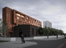 Rozbudowa budynku przy ulicy Wilczak w Poznaniu - wizualizacja Rozbudowa budynku przy ulicy Wilczak w Poznaniu - wizualizacja