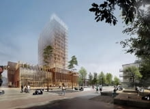 Sara Kulturhus w Skellefteå - najwyższy drewniany dom na świecie Sara Kulturhus w Skellefteå - najwyższy drewniany dom na świecie