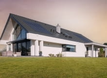 Dachówka betonowa Braas Teviva, kolor czarny Dachówka betonowa Braas Teviva, kolor czarny 2