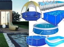 Baseny ogrodowe ogród, basen, dodatki, akcesoria ogrodowe