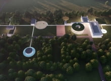 SpaceStation - willa jak kosmiczna stacja badawcza. Proj. Przemek Olczyk Mobius Architekci SpaceStation - willa jak kosmiczna stacja badawcza. Proj. Przemek Olczyk Mobius Architekci