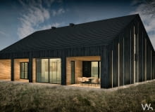 Dom w Stobnie. Proj. Wiekiera Architekci.