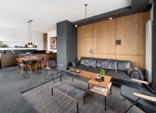 W kolorach ziemi - mieszkanie w Warszawie