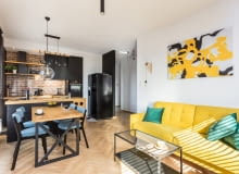 Salon z aneksem kuchennym Salon z aneksem kuchennym