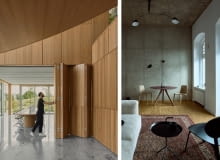 Konkurs "Wnętrze Roku SAW". Z lewej: Wnętrza publiczne – I miejsce: ACOS, „Pracownia” firmy Kaiser; Z prawej: Wnętrza prywatne – I miejsce: PAMA STUDIO, „Apartament przy Księcia Witolda”