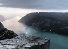 'Kościół Natury' - wyróżnienie w konkursie na projekt kościoła na norweskim klifie Preikestolen