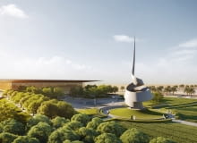 Dom Mądrości - biblioteka w Sharjah. Proj. Foster + Partners.