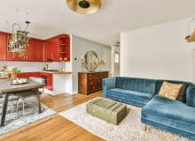 Salon z jadalnią - aranżacje wnętrz