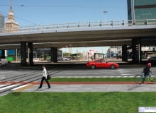 Przebudowa ronda Czterdziestolatka w Warszawie