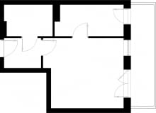 Jednopokojowe, 32,2 m kw., dla 2 osób Jednopokojowe, 32,2 m kw., dla 2 osób