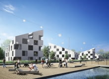 koncepcja urbanistyczno - architektoniczna zagospodarowania terenu dawnej cementowni Jaworzno - Szczakowa pracowni Medusa Group