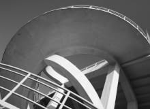 Pier Luigi Nervi, Stadion Miejski we Florencji, klatka schodowa, ok.1932 r. Wystawa w Muzeum Architektury we Wrocławiu