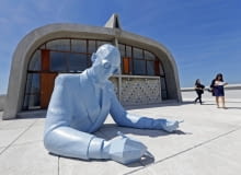 Ekspozycja zorganizowana na dachu Jednostki Marsylskiej Ekspozycja zorganizowana na dachu Jednostki Marsylskiej