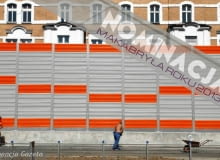 Ekrany akustyczne w centrum w Chorzowie