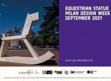 Pomnik konny Izy Rutkowskiej na Design Week Milano Pomnik konny Izy Rutkowskiej na Design Week Milano