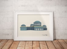 Kto widział modernizm? - cykl grafik przedstawiających budynki wrocławskiej moderny, autorka grafik: Anna Sztromwasser