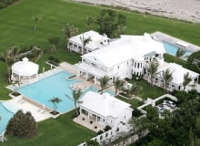 Bajkowe królestwo gwiazdy muzycznej Celine Dion znajduje sie na Jupiter Island na Florydzie. Posiadłość kosztowała 20 milionów dolarów. makabryła, willa, nietypowe, usa