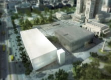 Wizualizacje nowej siedziby Muzeum Sztuki Nowoczesnej i Teatru TR w Warszawie Wizualizacje nowej siedziby Muzeum Sztuki Nowoczesnej i Teatru TR w Warszawie