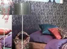 Tęczowe sny. Mieniące się barwami tkaniny najzwyklejsze łóżko zamienią w prawdziwie królewskie łoże. Ciekawe, czy sny w nim są również królewskie... 21.03.2007