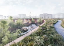 Projekt zagospodarowania terenu byłego targowiska "Flora" w Jeleniej Górze od 3XA Architects. Projekt zagospodarowania terenu byłego targowiska "Flora" w Jeleniej Górze od 3XA Architects.