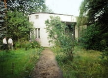 Dom przed rozbudową. Południowa elewacja Dom przed rozbudową. Południowa elewacja