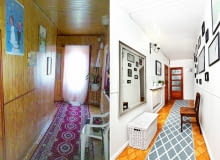 Korytarz przed i po. Korytarz przed i po.