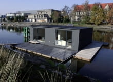 dom na wodzie, wrocław, dom, polska, dom modułowy, isola system