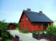 Przykład domu o prostej, zwartej, bryle Przykład domu o prostej, zwartej, bryle