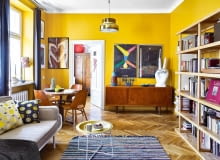 u05.04.2017 Warszawa . Wnetrza , mieszkanie w kamienicy na Grochowie , stylizacja Joanna Plachecka . Fot. Michal Mutor