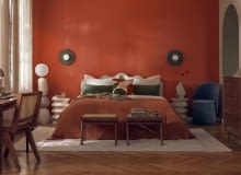 Westwing Collection Łóżko tapicerowane Romy Westwing Collection Łóżko tapicerowane Romy