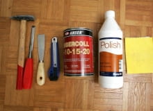 17.07.2007 WARSZAWA - UKLADANIE KLEPKI NAPRAWA KROK PO KROKU - CZTERY KATY POTRZEBNE MATERIALY I NARZEDZIA FOT. ALBERT ZAWADA / AGENCJA GAZETA PUBLIKACJA CZTERY KATY NR 9 (191) - 9 2007 NARZęDZIA MAJSTERKOWANIE aranżacje zrób to sam podłoga