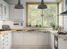 Projekt kuchni Artemisia Classic shaker biały od Castorama Kuchnia Castorama - inspiracje