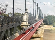 Kładka rowerowa mostu Poniatowskiego ZDJĘCIE DO WKŁADKI: DLOWA Strony Lokalne Warszawa