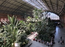 Dworzec kolejowy Atocha w Madrycie. Dworzec kolejowy Atocha w Madrycie.