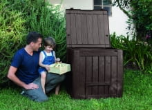 Kompostownik w ogrodzie Kompostownik w ogrodzie