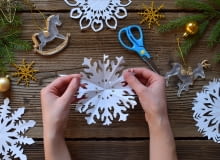 Ozdoby świąteczne z papieru - zrób to sam Ozdoby świąteczne z papieru - zrób to sam