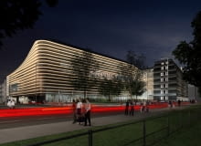 Wizualizacja Domu Towarowego Renoma we Wrocławiu - iluminacja, autor: Maćków Pracownia Projektowa modernizm, maćków pracownia projektowa, polska, wrocław, architektura