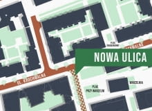 Nowa ulica w Browarach Warszawskich