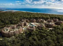 Kompleks apartamentowo-hotelowy na Wyspie Sobieszewskiej. Proj. Paulina Czurak-Czapiewska, Ideograf Kompleks apartamentowo-hotelowy na Wyspie Sobieszewskiej. Proj. Paulina Czurak-Czapiewska, Ideograf