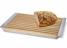 DESKA DO KROJENIA. Modern Form, drewno i stal, 38 x 25 cm, wzór