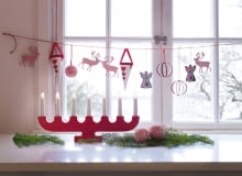 Świąteczna dekoracja okienna