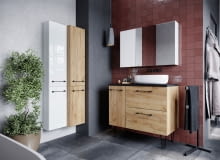 Pojemne meble łazienkowe