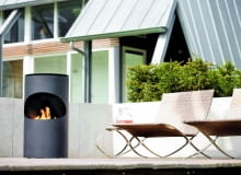 SILO, wolno stojący, stal, 85 x 45 cm, poj. 1,5 l 3999 zł Ruby Fires