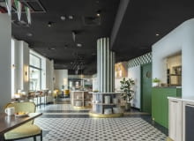 Wnętrza restauracji Capri projektu pracowni Tremend